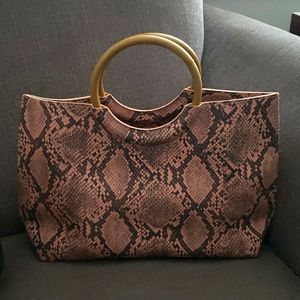 Snake print handbag brandnew